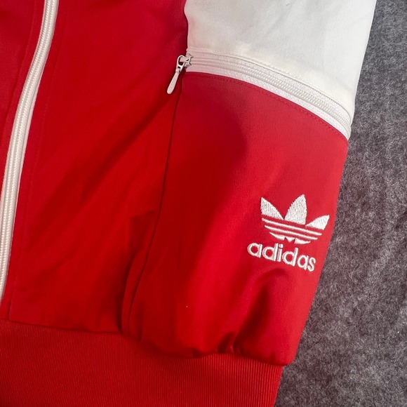 Adidas Women Sandra 1977 Track Top Red Jacket AY6566 Size Large - Picture 5 of 6